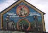 Politieke muurschildering in Belfast